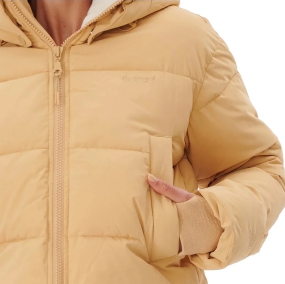 SOLD!Rip Curl Women's Anti-Series Tidal Yellow Puffer Jacket Size S - Picture 4 of 14